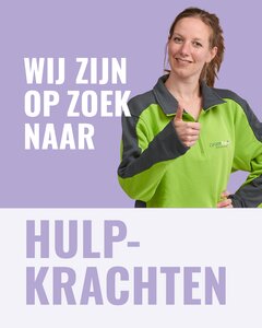 Hulpkrachten (m/v) - 9 a 16 uur per week
