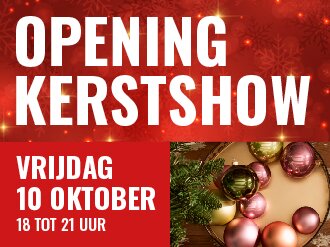 Opening kerstshow