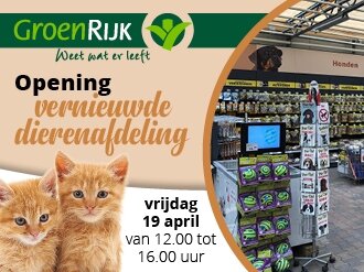Opening vernieuwde dierenafdeling