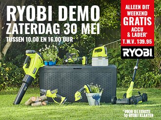 Ryobi deal en demo dag!