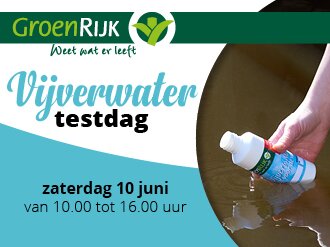Vijverwater testdag