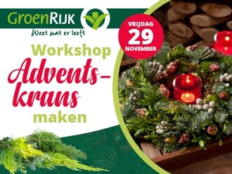 Workshop Adventskrans maken