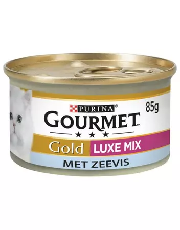 Gold blik luxe mix zeevis 85g