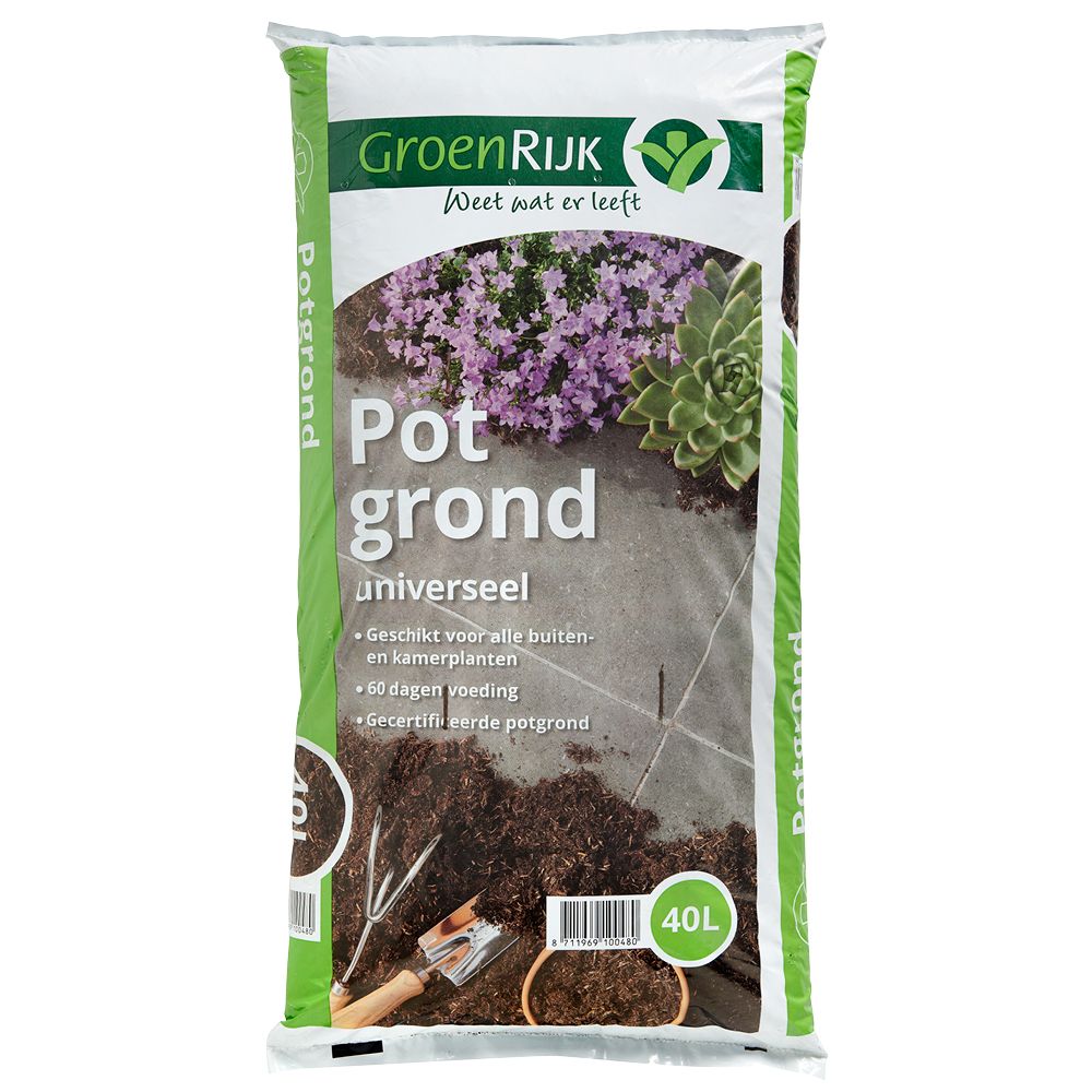 complicaties Matroos Kwelling GroenRijk Potgrond rhp 40l - GroenRijk Zevenaar | Tuincentrum, bloemist,  dierenwinkel, cadeauwinkel in één!