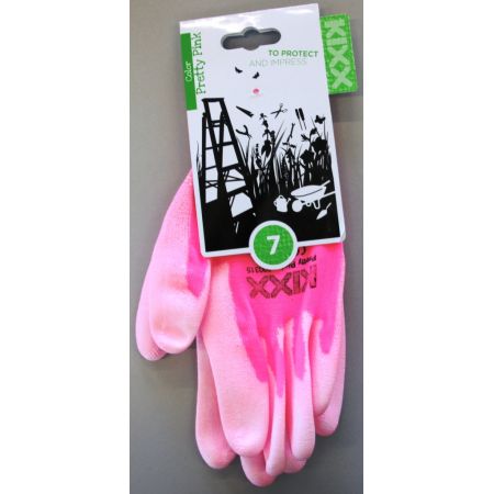 Handschoen pretty pink maat 7