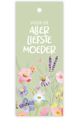 Kadokaartje 'Voor de allerliefste moeder'
