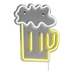 LED Neon Wandlamp Bier usb - afbeelding 1