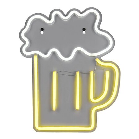 LED Neon Wandlamp Bier usb - afbeelding 2