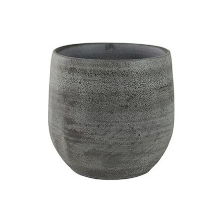 Pot esra d22h20cm mystic grey