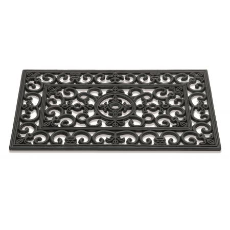 Rubbermat antiek l75b45cm rechthoek