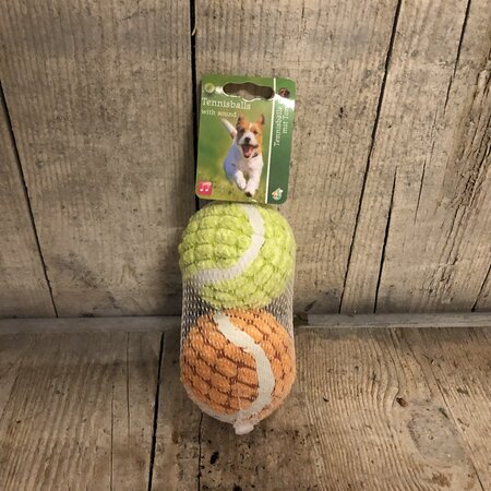 tennisbal soft squeak l net 2 balletjes