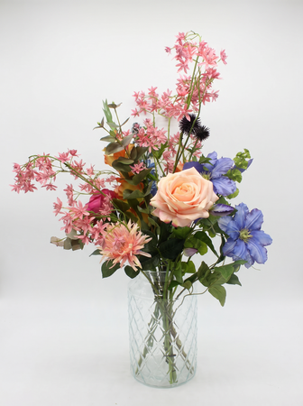 Zijden Veldboeket Pastel